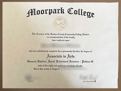 Buy Moorpark College diploma