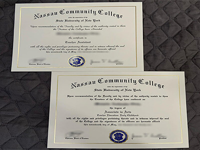 Nassau Community College diploma