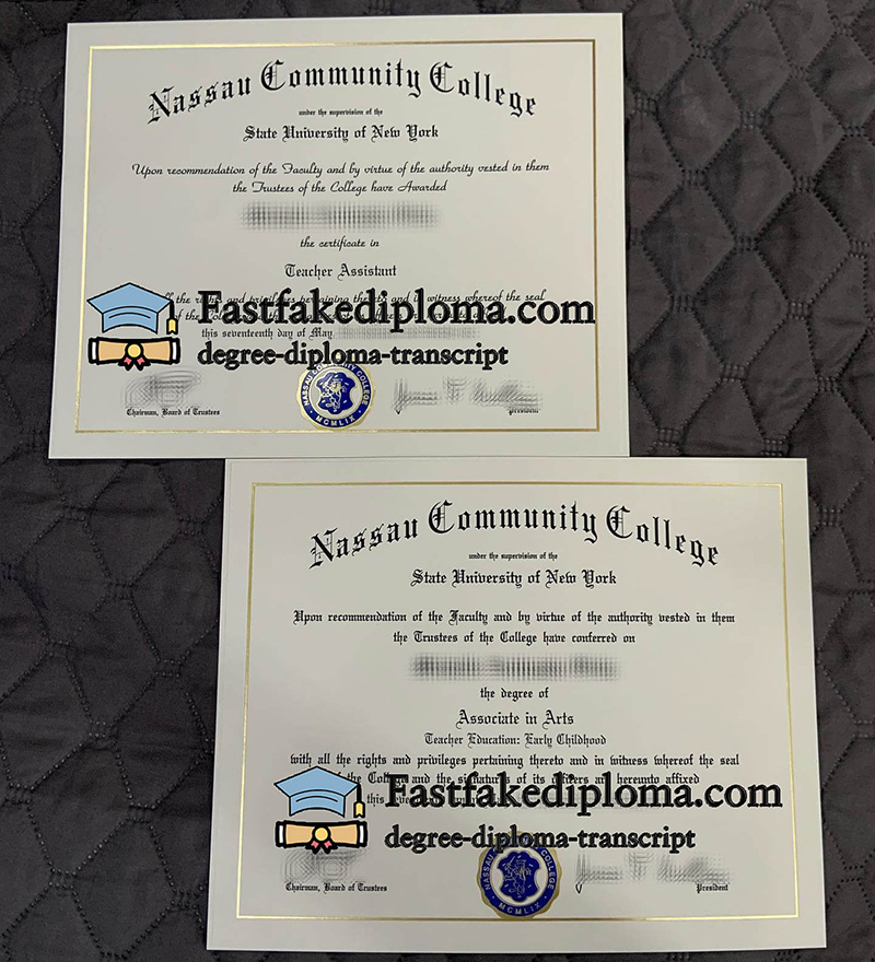 Nassau Community College diploma