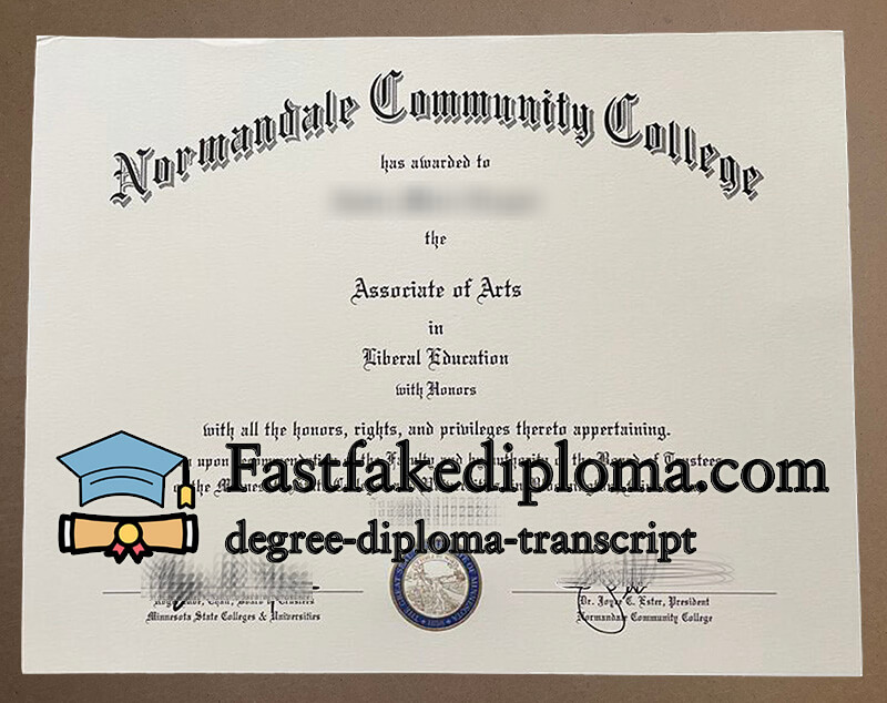 Buy Normandale Community College diploma