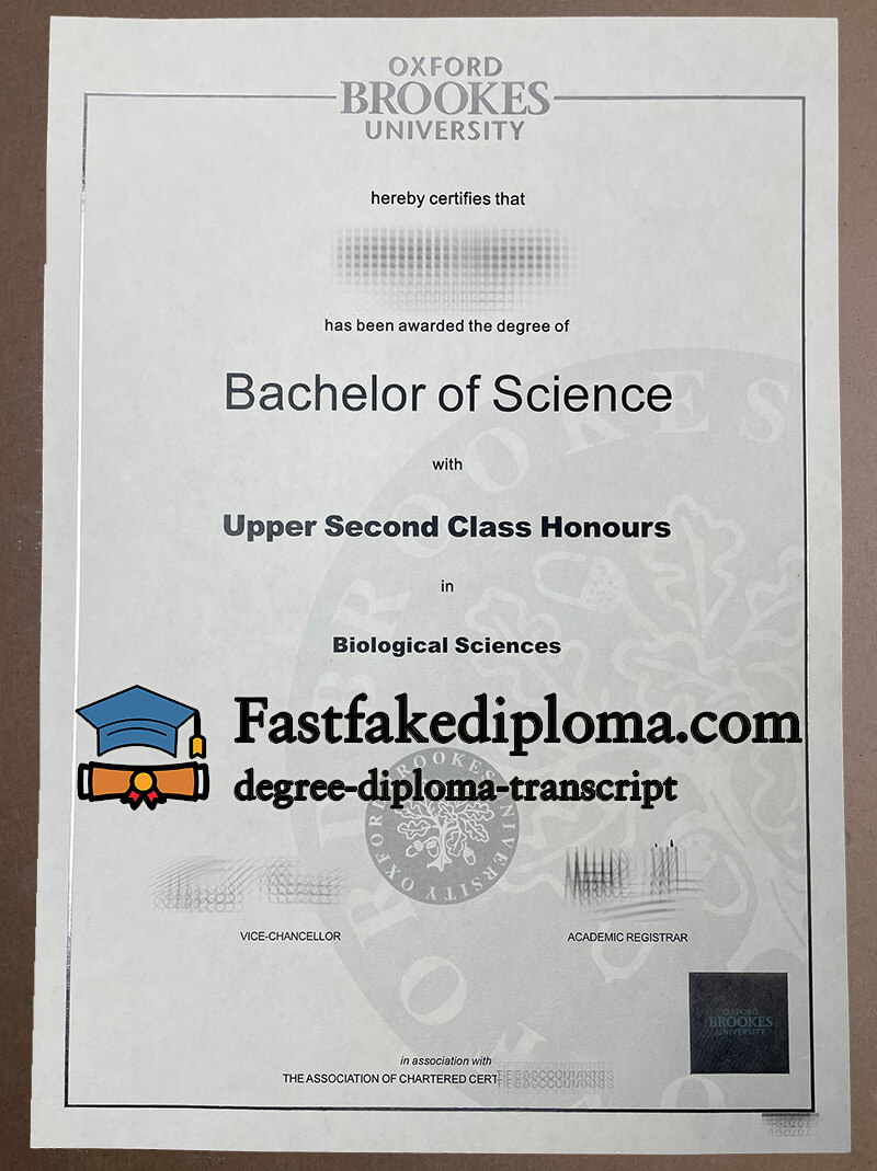 Order Oxford Brookes University diploma