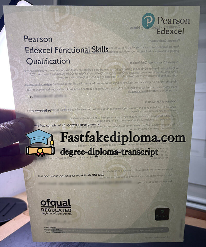 How to buy Pearson Edexcel certificate?