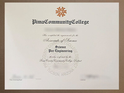 make Pima Community College diploma