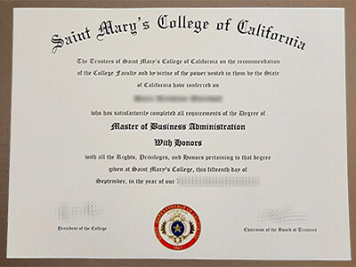 get Saint Mary's College of California diploma