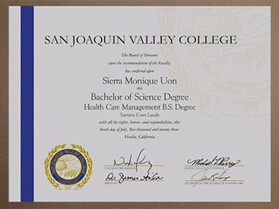 where to buy San Joaquin Valley College diploma
