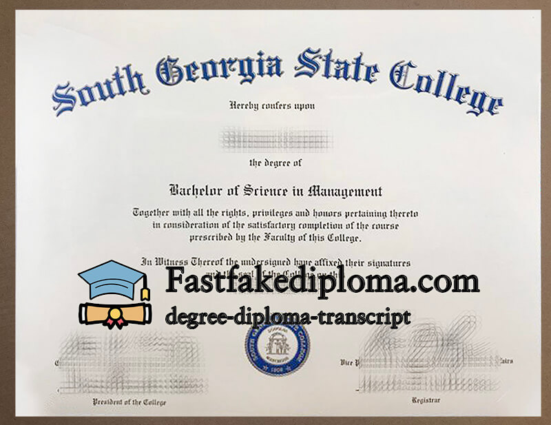 Buy South Georgia State College diploma
