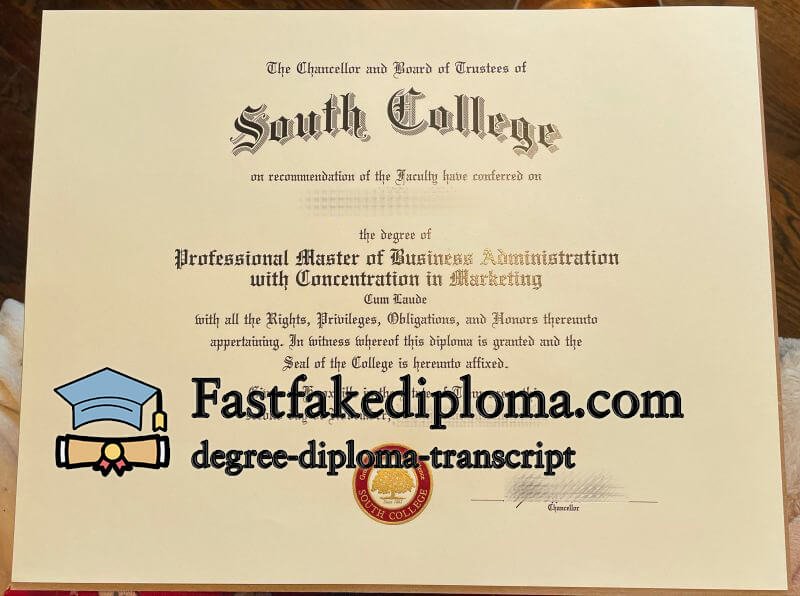 Where to order South College diploma?