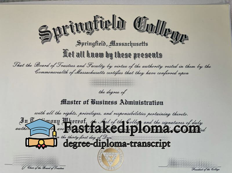 Buy Springfield College diploma