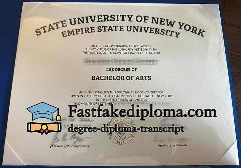 Order SUNY Empire State University diploma