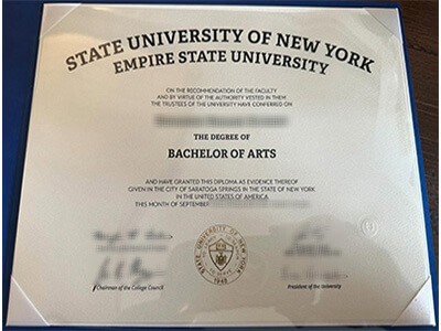 SUNY Empire State University diploma