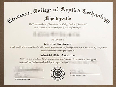 Buy Tennessee College of Applied Technology Shelbyville Diploma Online