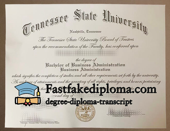Buy Tennessee State University diploma,