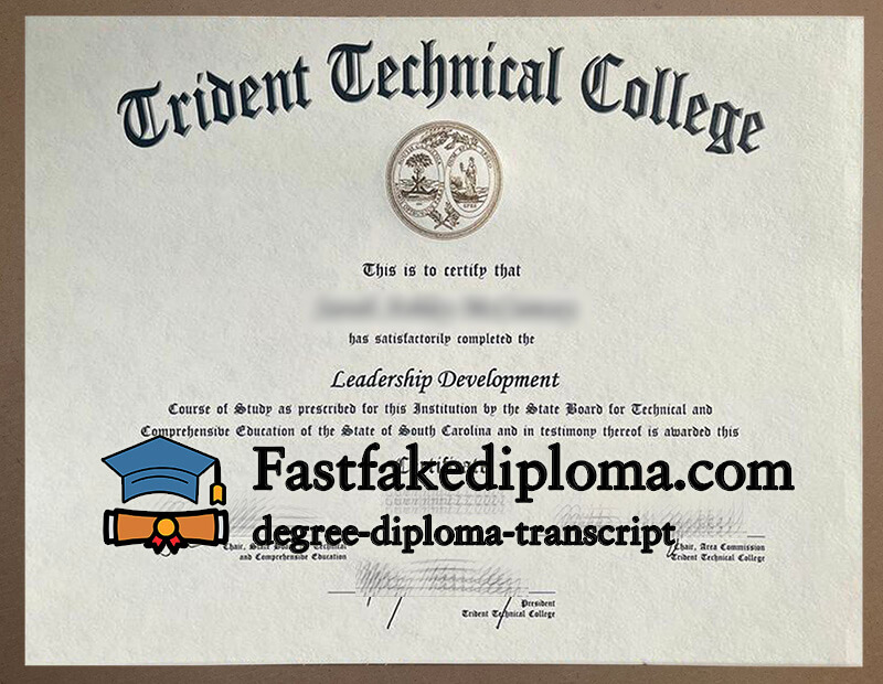 Buy Trident Technical College diploma