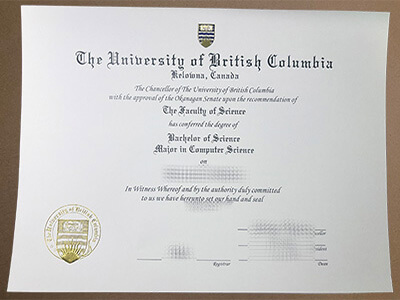 Can I order University of British Columbia diploma?