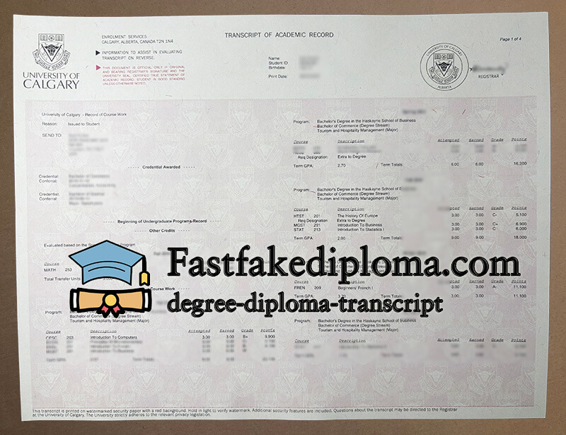 Where to buy University of Calgary diploma?