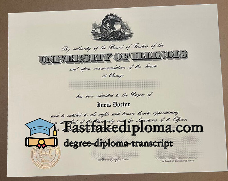 buy University of Illinois diploma