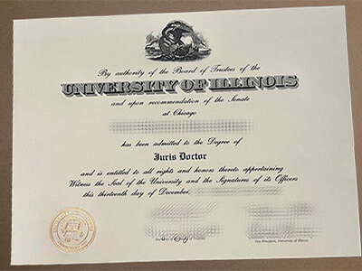make University of Illinois diploma