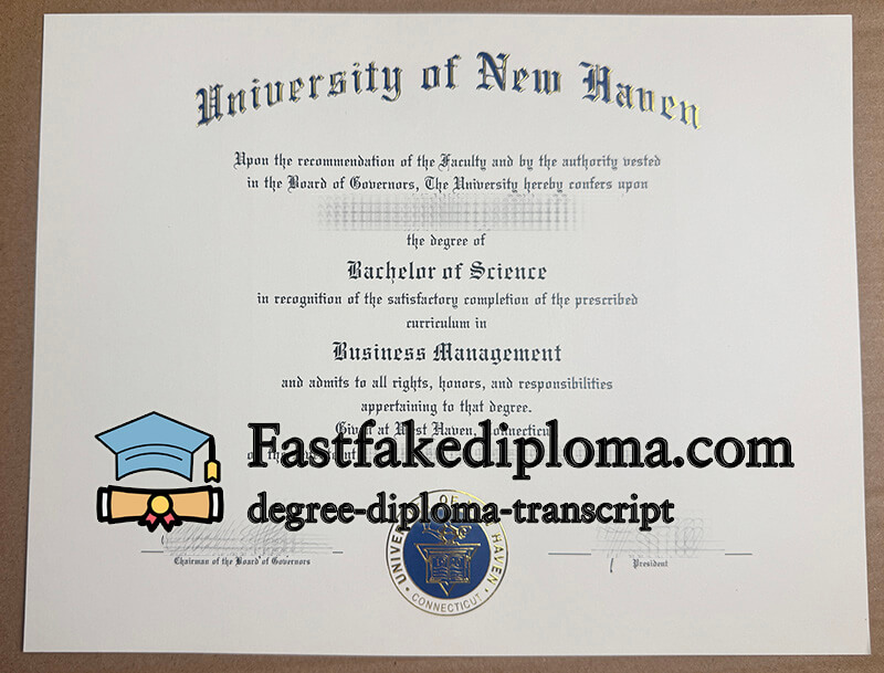 Order University of New Haven diploma, buy UNH fake degree online.