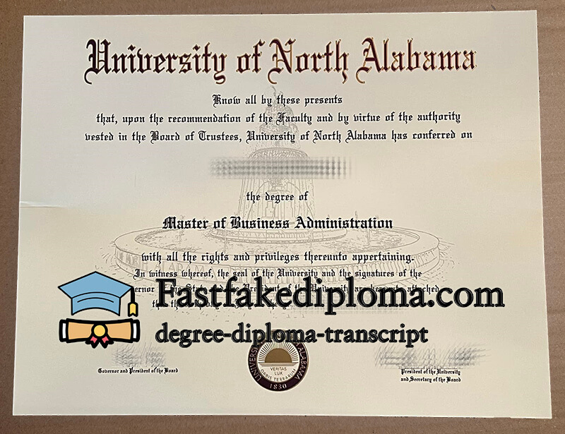 Buy University of North Alabama diploma
