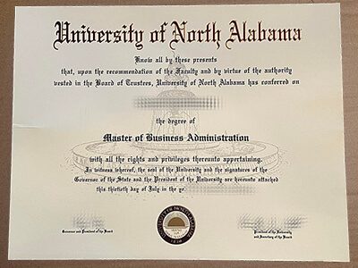 Buy University of North Alabama diploma
