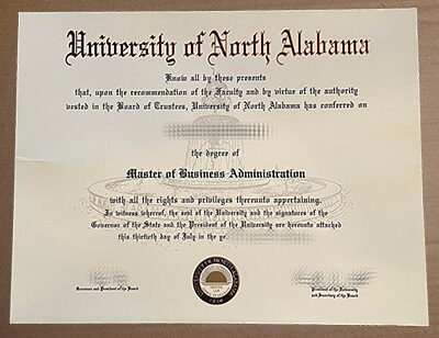 Buy University of North Alabama diploma