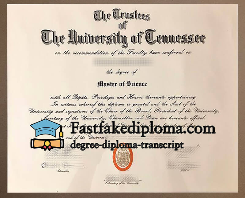 Buy University of Tennessee diploma
