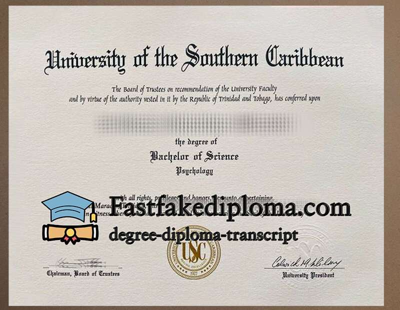 University of the Southern Caribbean diploma