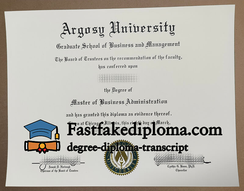 make Argosy University diploma