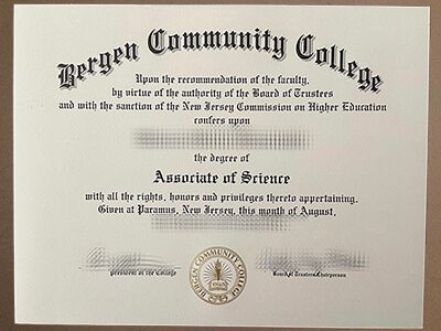get Bergen Community College diploma
