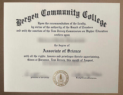 get Bergen Community College diploma