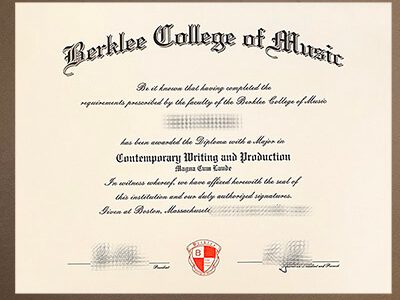 order Berklee College of Music diploma