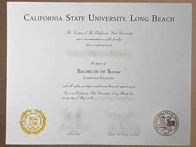 California State University Long Beach diploma