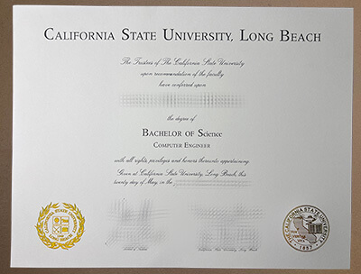California State University Long Beach diploma