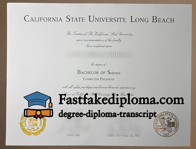 California State University Long Beach diploma
