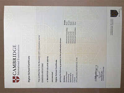 Cambridge Higher School Certificate