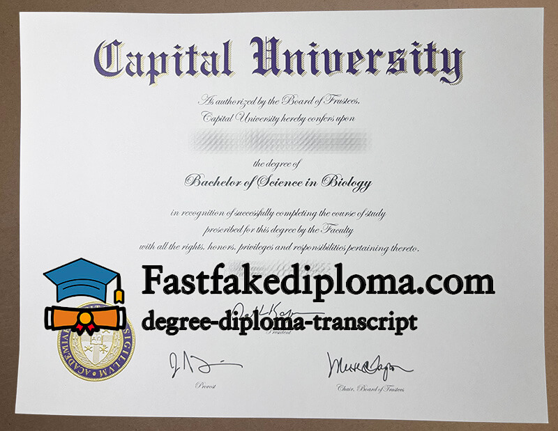 Where to buy Capital University diploma?