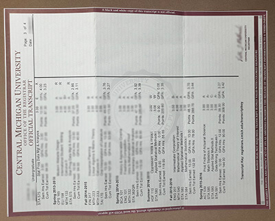 order Central Michigan University transcript