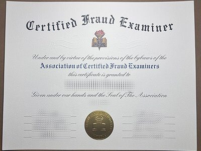 How to buy Certified Fraud Examiner diploma?