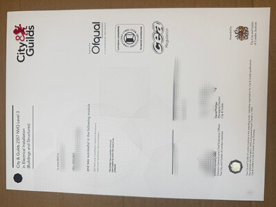Buy City and guilds NVQ Level 3 certificate