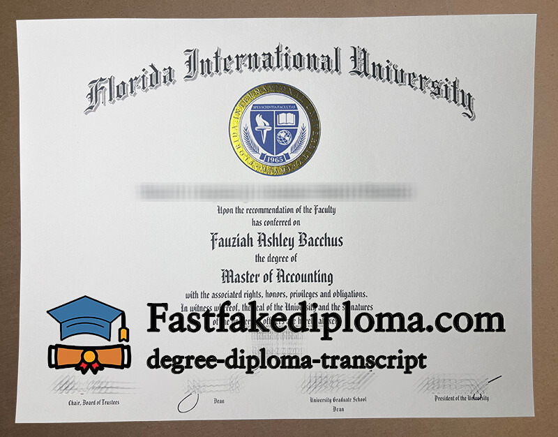 Order Florida International University diploma