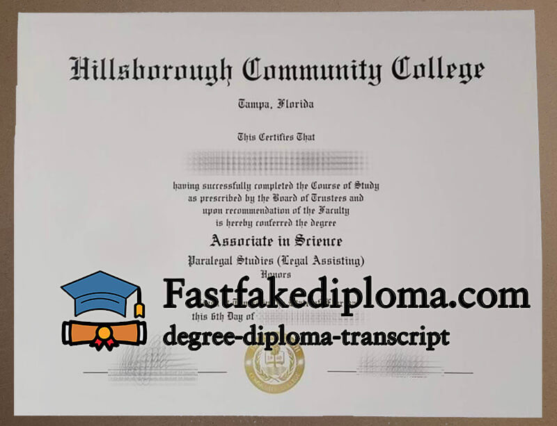 Buy Hillsborough Community College diploma
