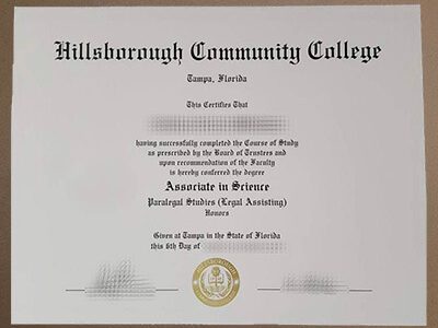 buy Hillsborough Community College degree