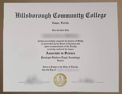 buy Hillsborough Community College degree