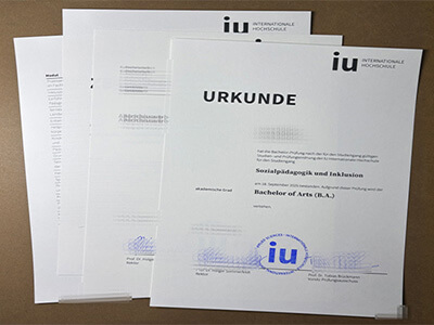 Buy IU Internationale Hochschule diploma and transcript