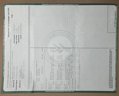 Buy Ivy Tech Community College transcript