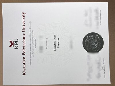 Buy Kwantlen Polytechnic University diploma online.