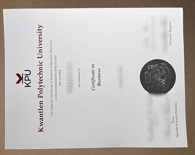 Buy Kwantlen Polytechnic University diploma online.