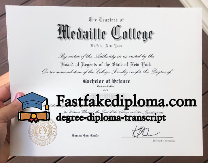 Medaille College diploma
