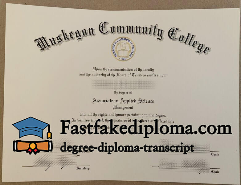Buy Muskegon Community College diploma