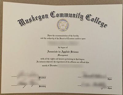 make Muskegon Community College diploma